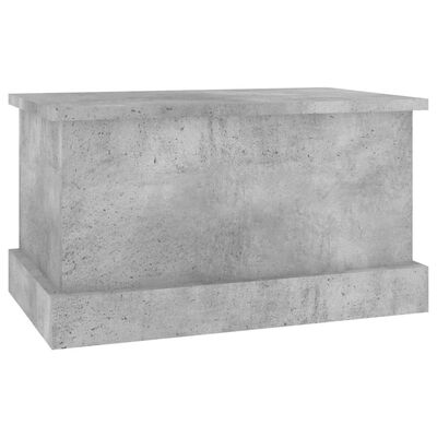 vidaXL betonszürke szerelt fa tárolóláda 50 x 30 x 28 cm