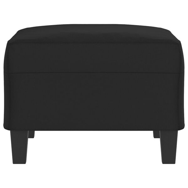 vidaXL fekete mikrosz&aacute;las sz&ouml;vet l&aacute;bzs&aacute;moly 70 x 55 x 41 cm