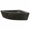vidaXL Mosd&oacute; Sz&uuml;rke (38-45) x (38-45) x 12 cm Folyami kő