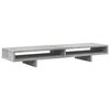 vidaXL betonsz&uuml;rke szerelt fa monitor&aacute;llv&aacute;ny 100 x 27 x 15 cm