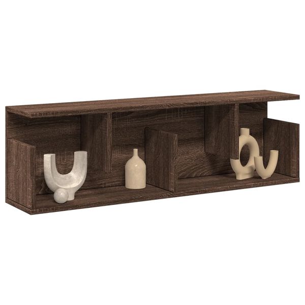 vidaXL barna t&ouml;lgy sz&iacute;nű szerelt fa fali szekr&eacute;ny 100 x 20 x 30 cm