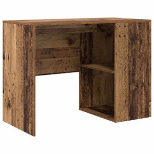 vidaXL Asztal &Ouml;reg fa Szerelt Fa 102 x 50 x 75 cm