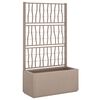vidaXL barna polipropil&eacute;n r&aacute;csos kerti &uuml;ltetől&aacute;da 80 x 36 x 140 cm