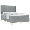vidaXL Boxspring &aacute;gy matraccal S&ouml;t&eacute;tsz&uuml;rke 90x190 cm Sz&ouml;vet sz&ouml;vet