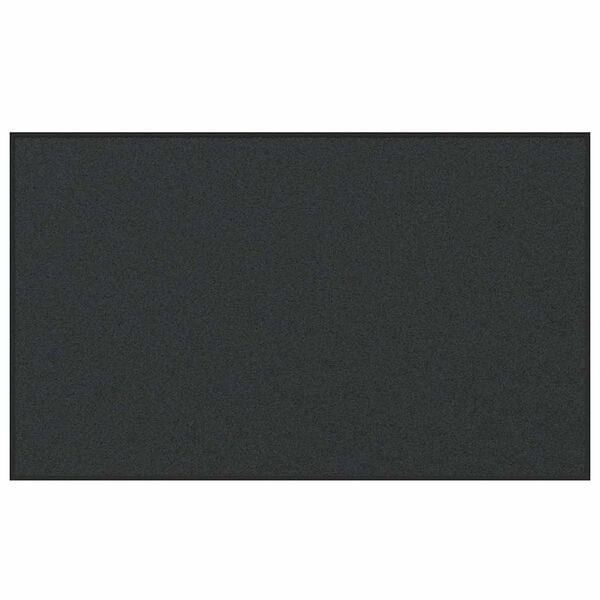 vidaXL Ajtószőnyeg Egyéb Fekete 90 x 150 cm Polipropilén és vinil