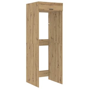 vidaXL Mos&oacute;g&eacute;p Szekr&eacute;ny Artisan t&ouml;lgy 67,5 x 68 x 200 cm Szerelt fa
