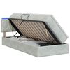 vidaXL LED t&aacute;rol&oacute;s &aacute;gy matraccal Vil&aacute;gossz&uuml;rke 90 x 200 cm B&aacute;rsony