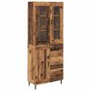 vidaXL Magasfi&uacute; 2 db &Ouml;reg fa 69,5 x 34 x 180 cm Szerelt Fa