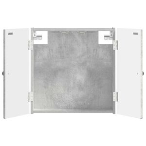 vidaXL Darts szekr&eacute;ny EDE Betonsz&uuml;rke 52,5 x 10,5 x 53,5 cm Szerelt Fa
