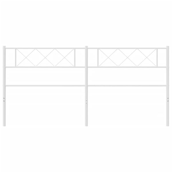 vidaXL feh&eacute;r f&eacute;m csere fejt&aacute;mla 200 cm