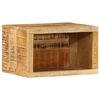 vidaXL &Eacute;jjeliszekr&eacute;ny Barna 40 x 30 x 25 cm T&ouml;m&ouml;r Mang&oacute;f&aacute;t