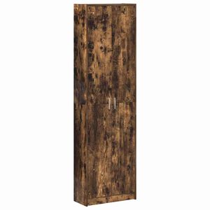 vidaXL Ruh&aacute;sszekr&eacute;ny F&uuml;st&ouml;lt t&ouml;lgy 55 x 25 x 189 cm Szerelt Fa