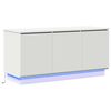 vidaXL TV szekr&eacute;ny LED -es l&aacute;mp&aacute;kkal Feh&eacute;r 100 x 38 x 49 cm Faanyag