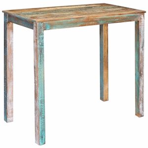 vidaXL B&aacute;rasztal 110 x 55 x 100 cm Szil&aacute;rd &uacute;jrahasznos&iacute;tott fa