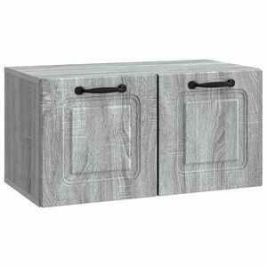vidaXL Fali TV szekr&eacute;ny Sz&uuml;rke Sonoma 59,5 x 31 x 30 cm Szerelt Fa