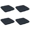 vidaXL &Uuml;lőp&aacute;rn&aacute;k VIANEN 4 db 100% poli&eacute;szter S&ouml;t&eacute;t k&eacute;k 40 x 40 x 12 cm