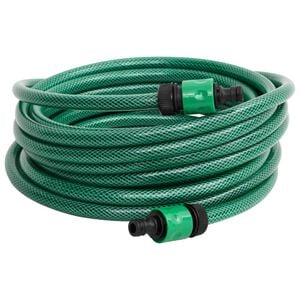 vidaXL medence t&ouml;mlő z&ouml;ld 20 m PVC