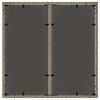 vidaXL sz&uuml;rke polyrattan &uuml;veglapos kerti asztal 90 x 90 x 75 cm