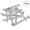 vidaXL B&uacute;torcsavarok 12 db Ez&uuml;st M6 x 70 mm Ac&eacute;l