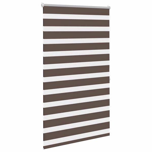 vidaXL Zebra rol&oacute; 80,9 x 175 cm, sz&ouml;vetsz&eacute;less&eacute;g 76,7 cm, k&aacute;v&eacute;barna