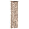 vidaXL b&eacute;zs &eacute;s s&ouml;t&eacute;tbarna zsen&iacute;lia rovarf&uuml;gg&ouml;ny 56x200 cm