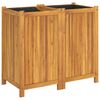 vidaXL t&ouml;m&ouml;r ak&aacute;cfa kerti vir&aacute;gtart&oacute; b&eacute;l&eacute;ssel 84 x 42 x 75 cm