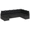 vidaXL Kanap&eacute; Szett 6 db polirattan