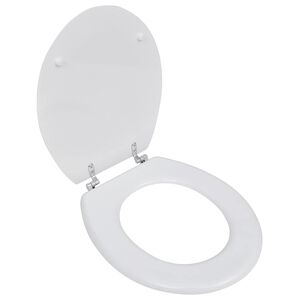vidaXL egyszerű tervez&eacute;sű feh&eacute;r MDF WC-&uuml;lőke