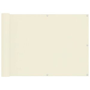 vidaXL Erk&eacute;ly Sz&uacute;nyogh&aacute;l&oacute; Kr&eacute;m 75 x 200 cm Oxford Sz&ouml;vet