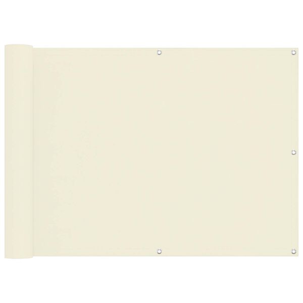 vidaXL Erk&eacute;ly Sz&uacute;nyogh&aacute;l&oacute; Kr&eacute;m 75 x 200 cm Oxford Sz&ouml;vet