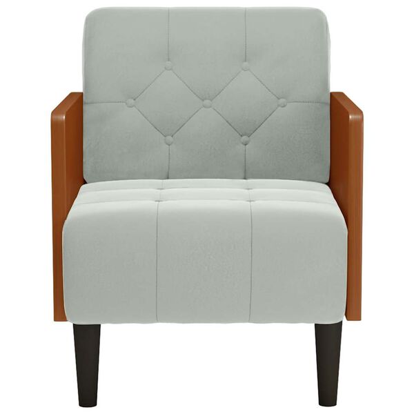 vidaXL vil&aacute;gossz&uuml;rke b&aacute;rsony kanap&eacute;sz&eacute;k karf&aacute;s sz&eacute;k 55 cm