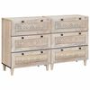 vidaXL Sz&eacute;f 2 pcs Feh&eacute;r 120 x 33,5 x 75 cm t&ouml;m&ouml;r mang&oacute;fa