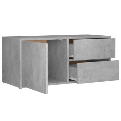 vidaXL betonszürke forgácslap TV-szekrény 80 x 34 x 36 cm