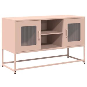 vidaXL r&oacute;zsasz&iacute;n ac&eacute;l TV-szekr&eacute;ny 100,5x39x60,5 cm