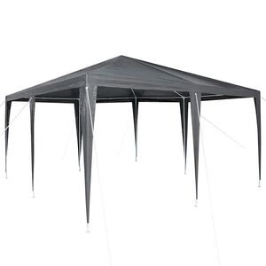vidaXL Partys&aacute;tor Antracit 400 x 400 x 266 cm Poli&eacute;szter &eacute;s Ac&eacute;l