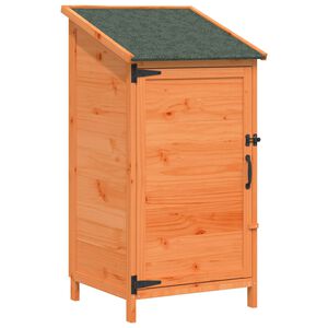 vidaXL Kerti Szerkezet Barna 59,5 x 56 x 113,5 cm Szil&aacute;rd fenyőfa