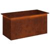 vidaXL Led-es kerti vir&aacute;gl&aacute;da Rozsd&aacute;s 50 x 100 x 48 cm