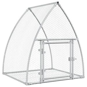 vidaXL sz&uuml;rke horganyzott ac&eacute;l ny&uacute;lketrec 105 x 100 x 120 cm