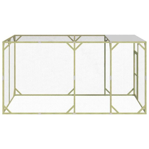 vidaXL impregn&aacute;lt t&ouml;m&ouml;r fenyőfa ty&uacute;k&oacute;l 200 x 400 x 200 cm