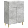 vidaXL Sz&eacute;f fi&oacute;kkal Betonsz&uuml;rke 66 x 34,5 x 90 cm Szerelt Fa