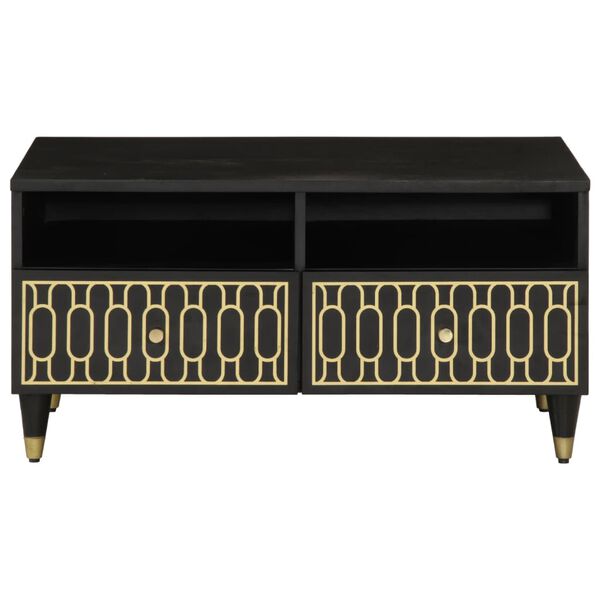 vidaXL tömör mangófa dohányzóasztal 80 x 54 x 40 cm