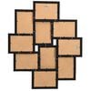vidaXL fekete MDF fényképkeretszett 10 db 13 x 18 cm-es képhez