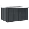 vidaXL antracitsz&uuml;rke kerti t&aacute;rol&oacute;l&aacute;da 150 x 101 x 91 cm