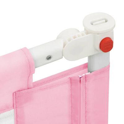 vidaXL rózsaszín szövet biztonsági leesésgátló 190 x 25 cm