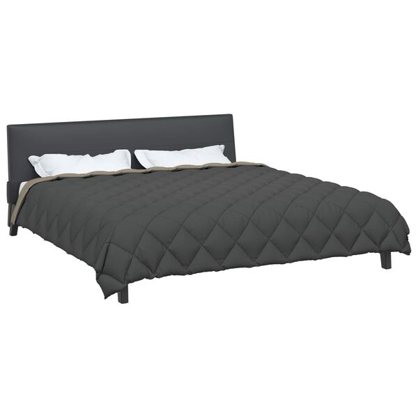 vidaXL T&eacute;li takar&oacute; Vil&aacute;gossz&uuml;rke &eacute;s antracit 240 x 260 cm Mikrosz&aacute;l