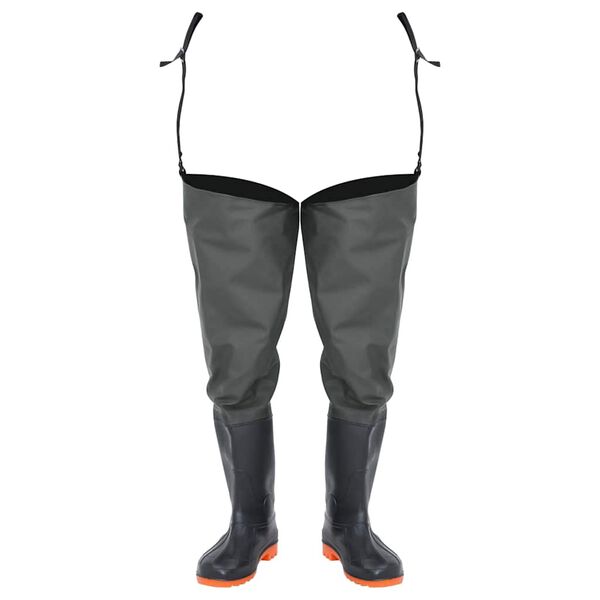 vidaXL sötétzöld csípőig érő gázlóruha 42-es