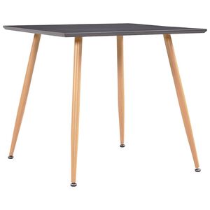 vidaXL t&ouml;lgysz&iacute;nű &eacute;s sz&uuml;rke MDF &eacute;tkezőasztal 80,5 x 80,5 x 73 cm