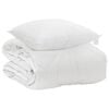 vidaXL &Eacute;vszakokon &Aacute;t Duvet p&aacute;rn&aacute;val 2 db Feh&eacute;r Mikrosz&aacute;l