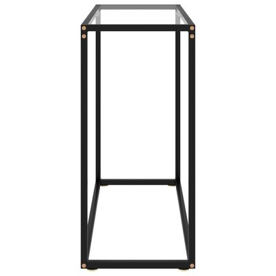 vidaXL átlátszó edzett üveg tálalóasztal 80 x 35 x 75 cm