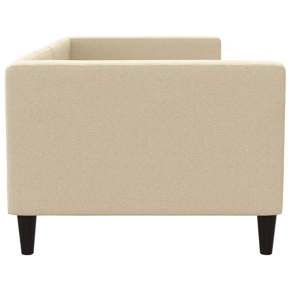 vidaXL krémszínű szövet kanapéágy 80 x 200 cm